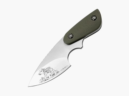 PUMA IP wild boar piglet, G10 green, Neck-Knife