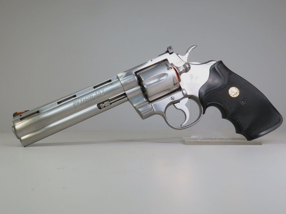 Colt Python 6-Zoll Stainless "Sammlerzustand"!