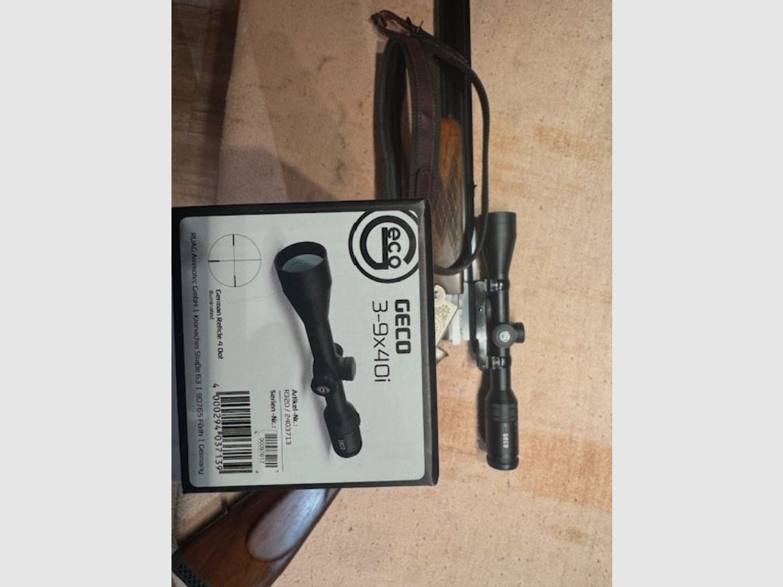 Blaser Bockbüchsflinte 7x57R + 16/70 im Bestzustand mit GECO 3-9x40i