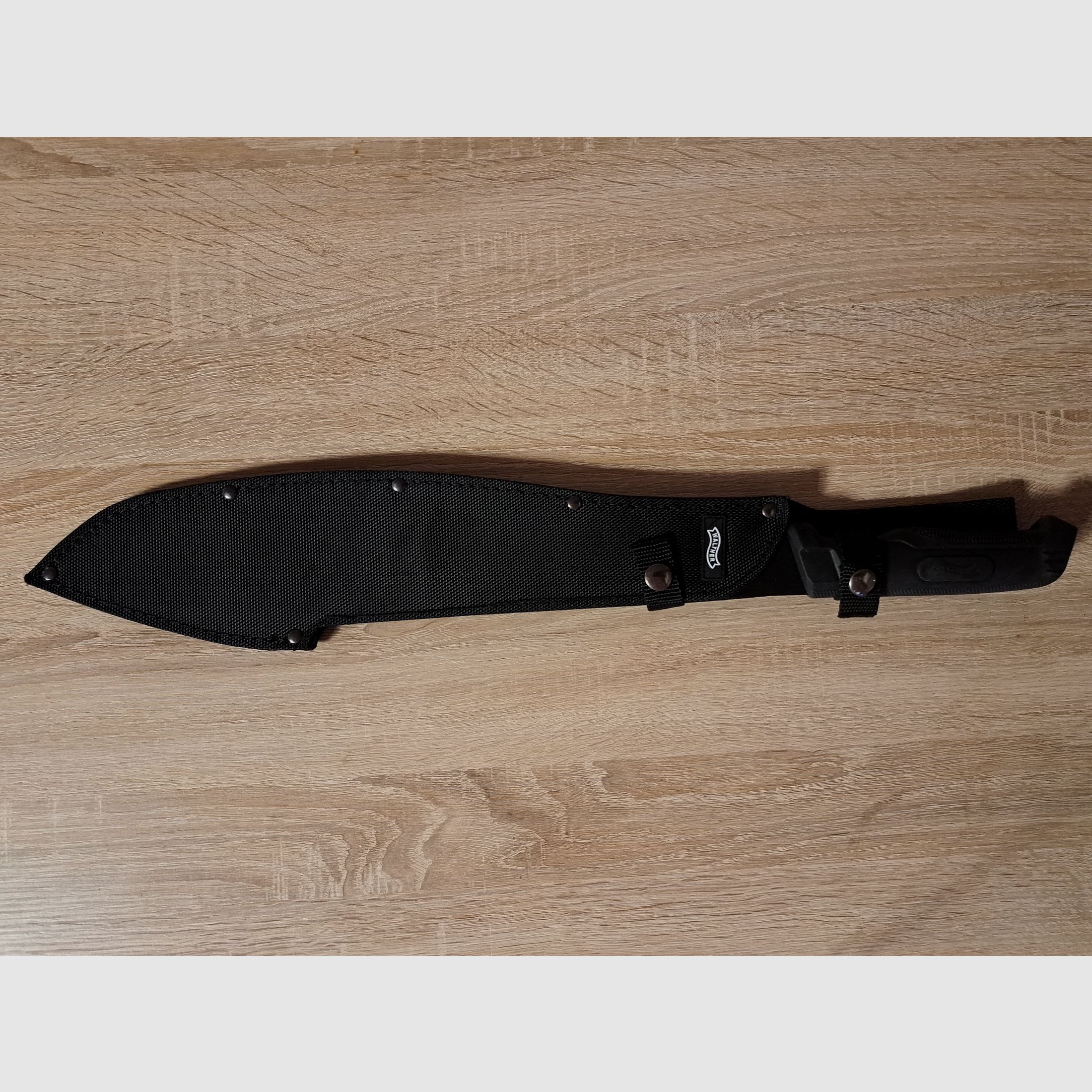 Large Walther outdoor knife / machete with sheath