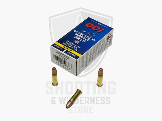 CCI 74 Subsonic Segmented HP CPHP 40gr .22LR