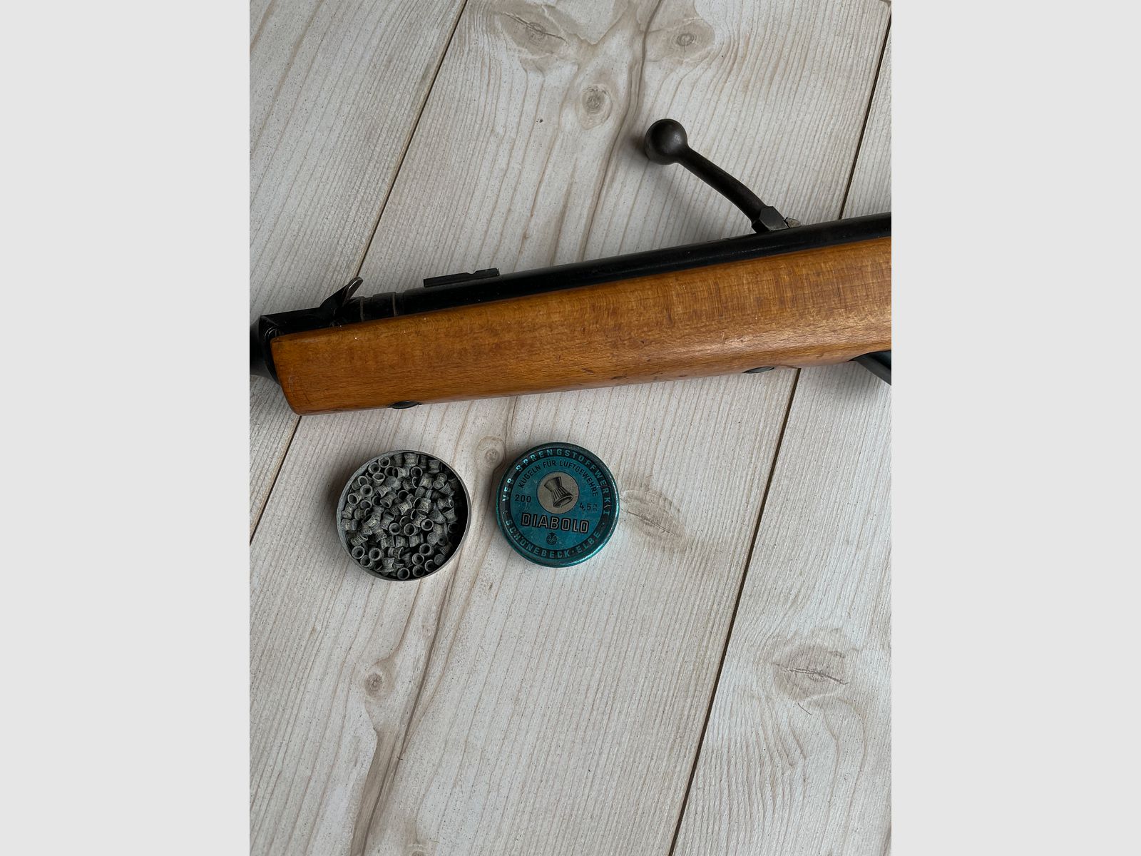 Haenel  311 luchtgeweer met diopter,  DDR