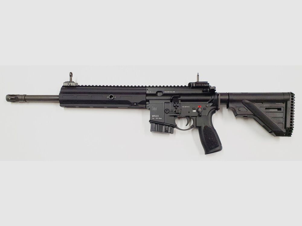 Heckler & Koch halbautomatische Büchse Heckler & Koch MR223 A3 Slimline 14,5" SPORT Sonder-Edition, Schwarz .223Rem, Bild 1 von 10