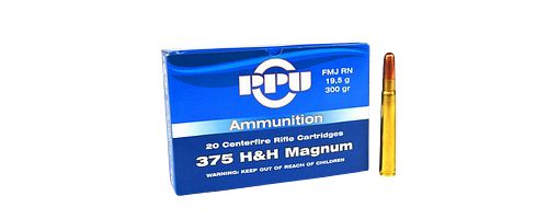 Prvi Partizan PPU .375 H&H Magnum FMJ 300 grs 20 Schuss
