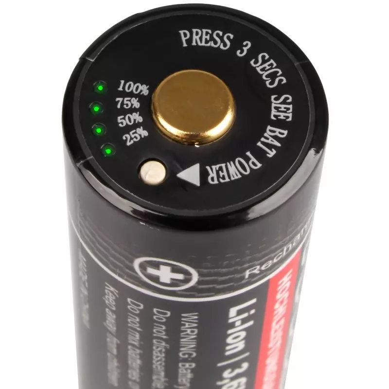 Kraftmax Pro Li-Ion Accu Type 18650 3,6V/ 3400mAh met USB-C Oplaadpoort, afbeelding 3 van 3