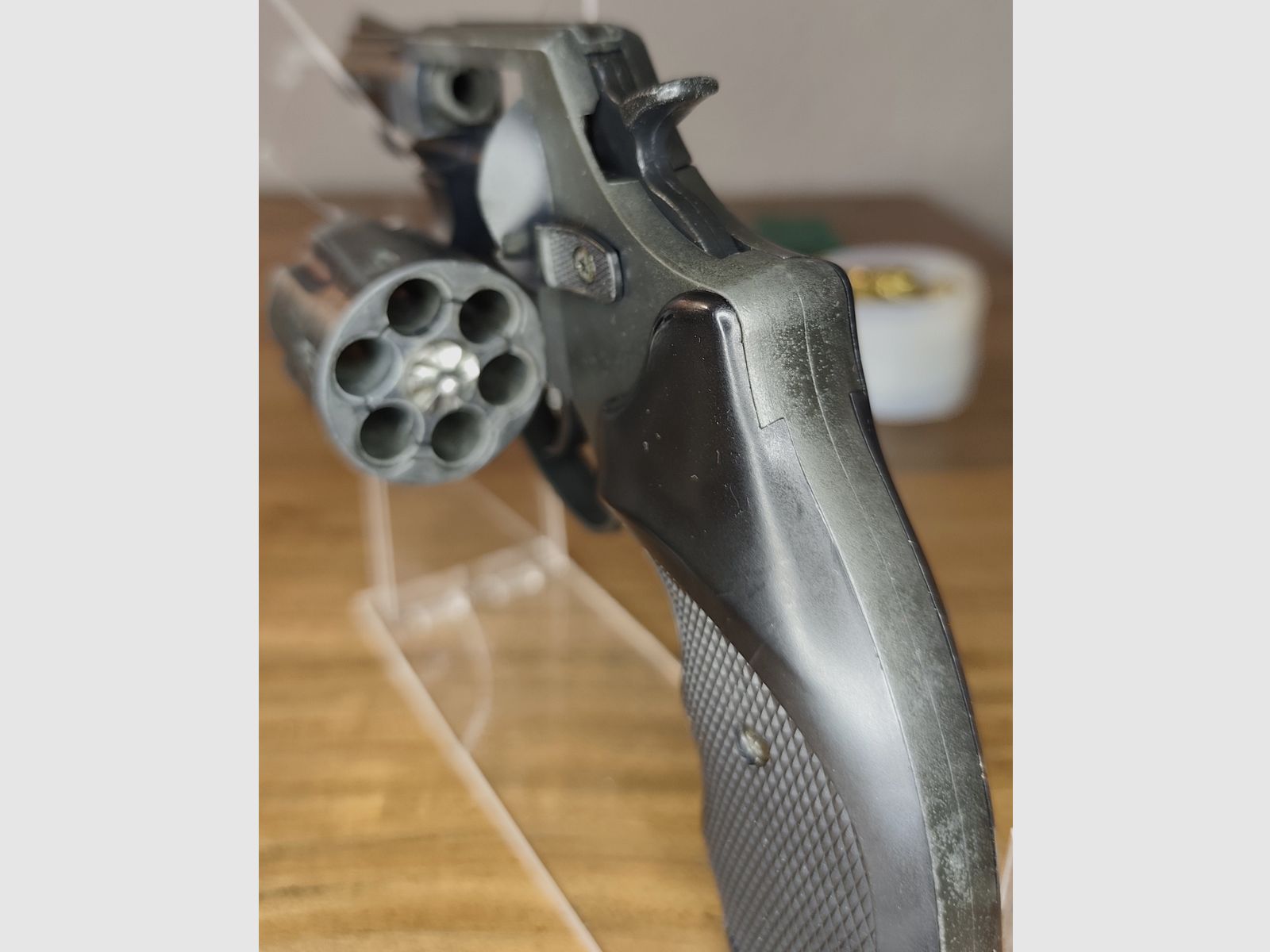 Röhm RG 89 PTB 451 9mm revolver New Year's set 40xpyro effects + 50 shots ammunition