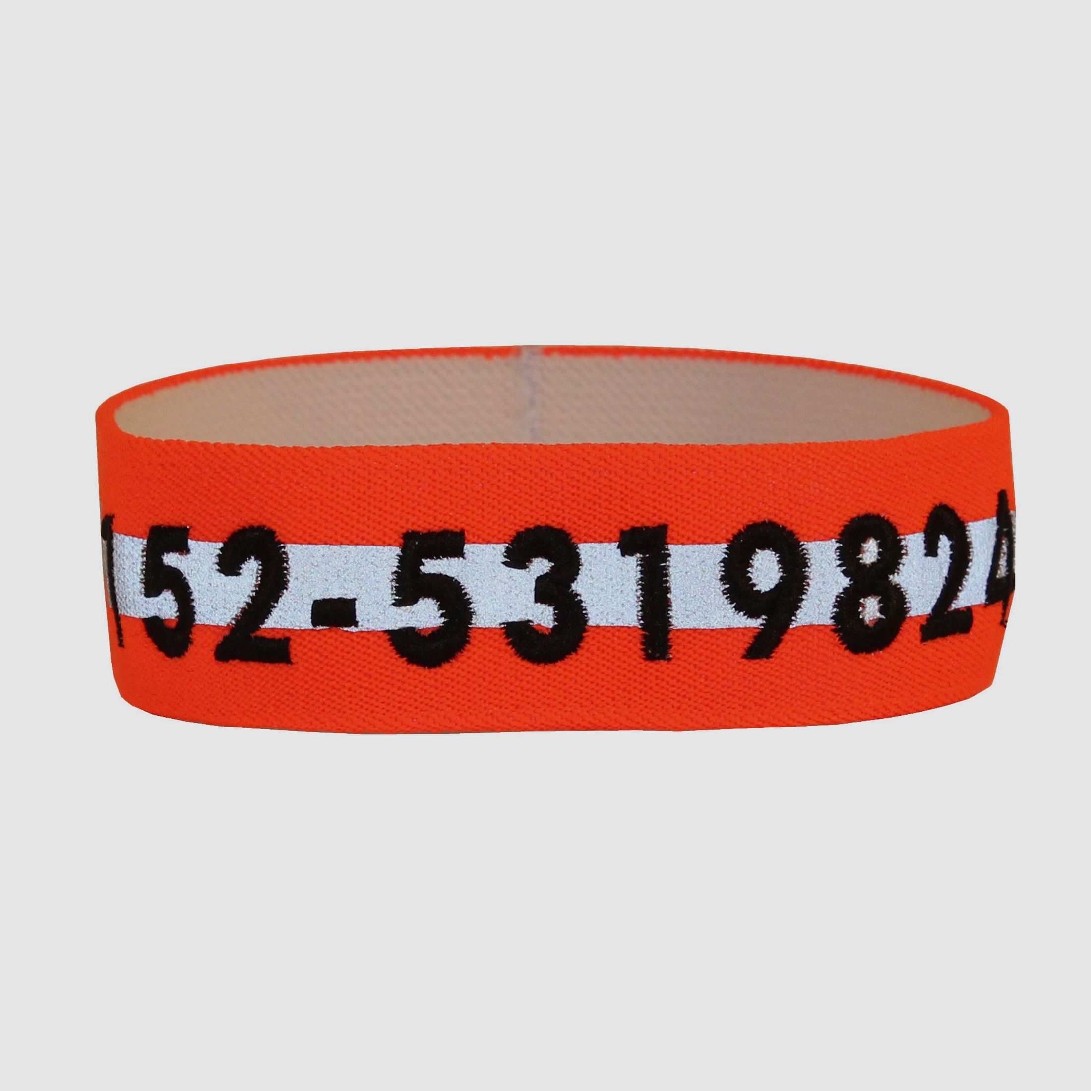 Narrow embroidered signal collar