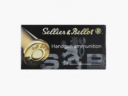 Sellier & Bellot .38 Special Wadcutter 148 Gr