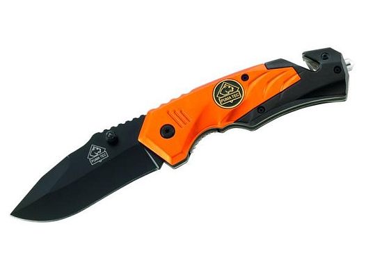 PUMA Einhandmesser Rettungsmesser TEC orange-schw 8,2 cm 420 Stahl
