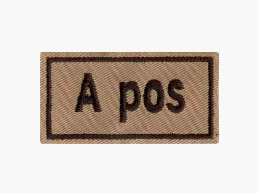Fritzsch Abzeichen Bloodpatch A pos khaki