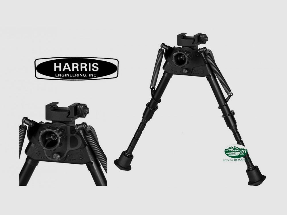 HARRIS Bipod S-BRMP 16 - 22 cm mobile Picatinny base - adjustable in increments