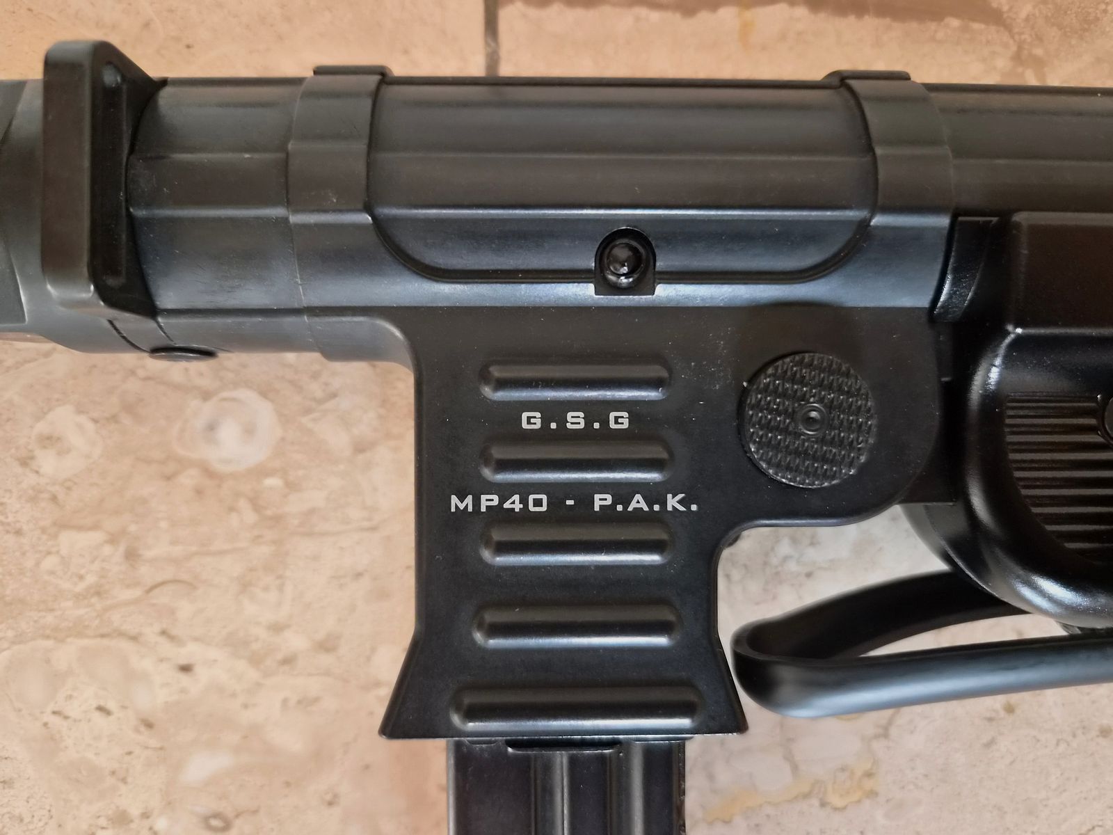 Machine pistol 9mm gas blank gun