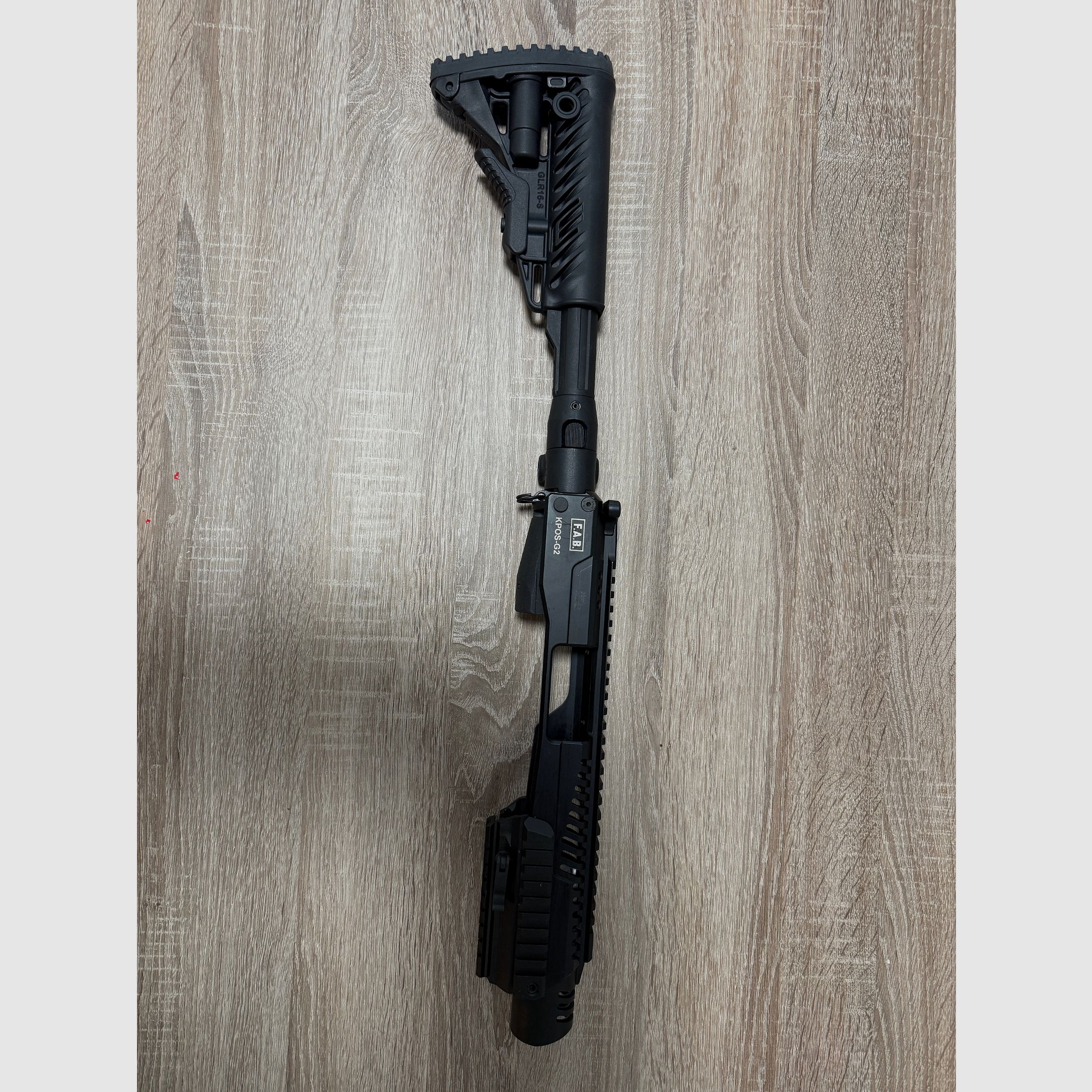 Assault stock FAB Defense KPOS G2 Walther PDP 4 inch barrel