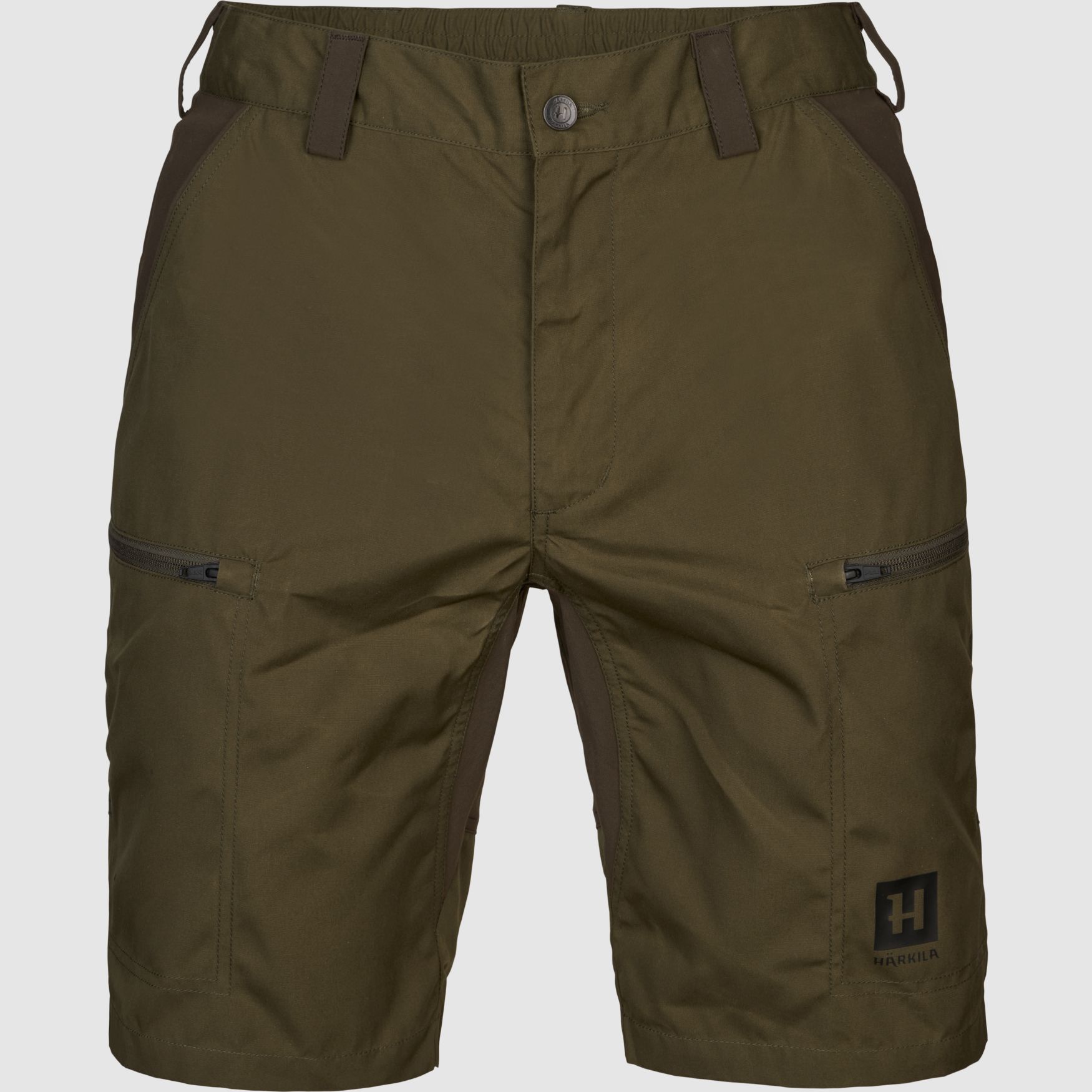 Härkila Fjell Shorts Herren Dark olive/Willow green,50