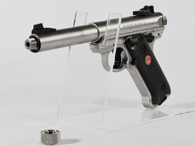 RUGER Mark IV Target 5,5", Inossidabile con Filettatura