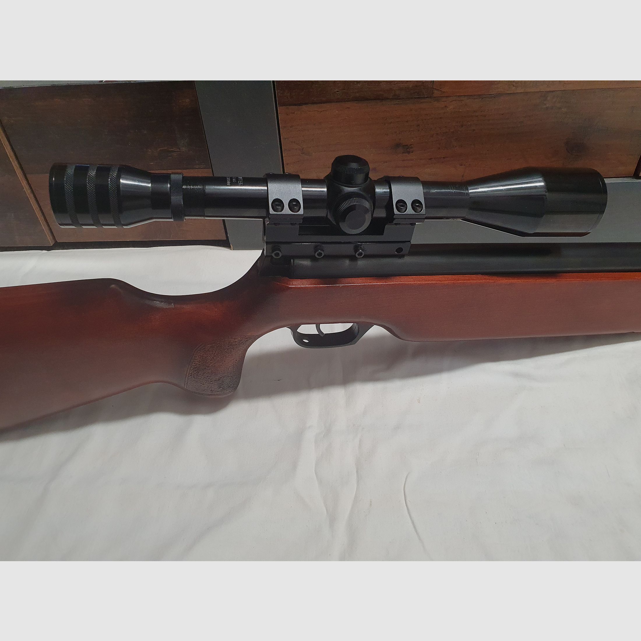 Haenel 303-Super con antiguo visor de caza 6x40