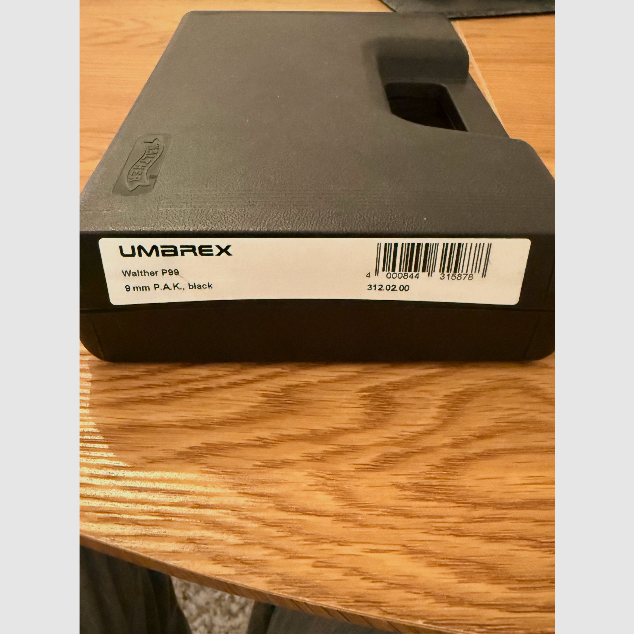 Walther P99 PTB blank-firing pistol – unused, top condition