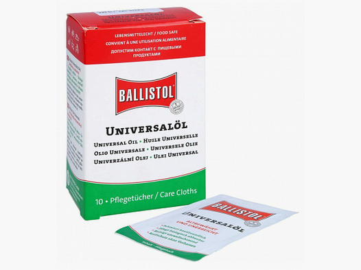 Tissu d'huile Ballistol 10 pièces