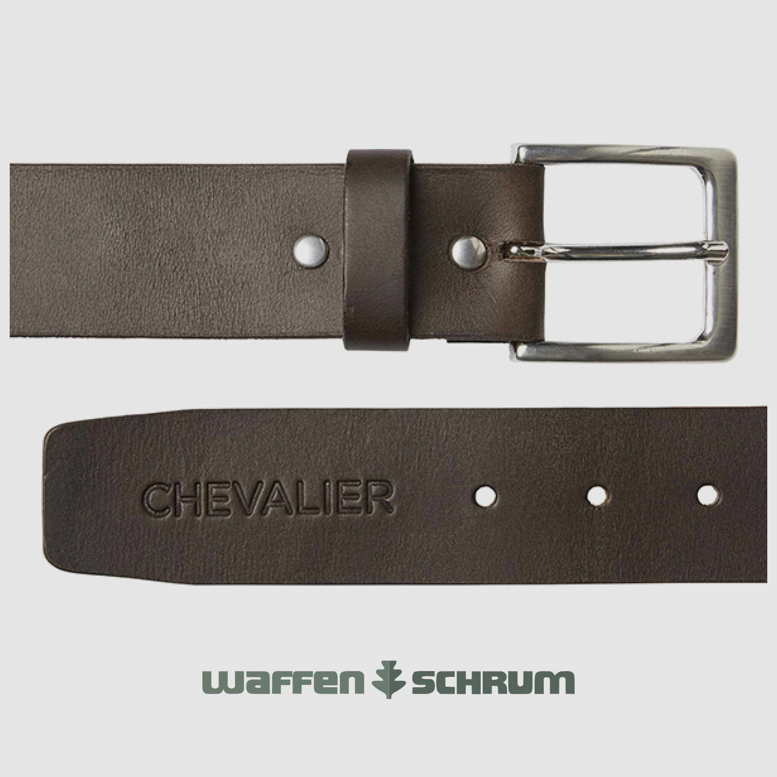 Chevalier Ledergürtel Halton Leather Brown