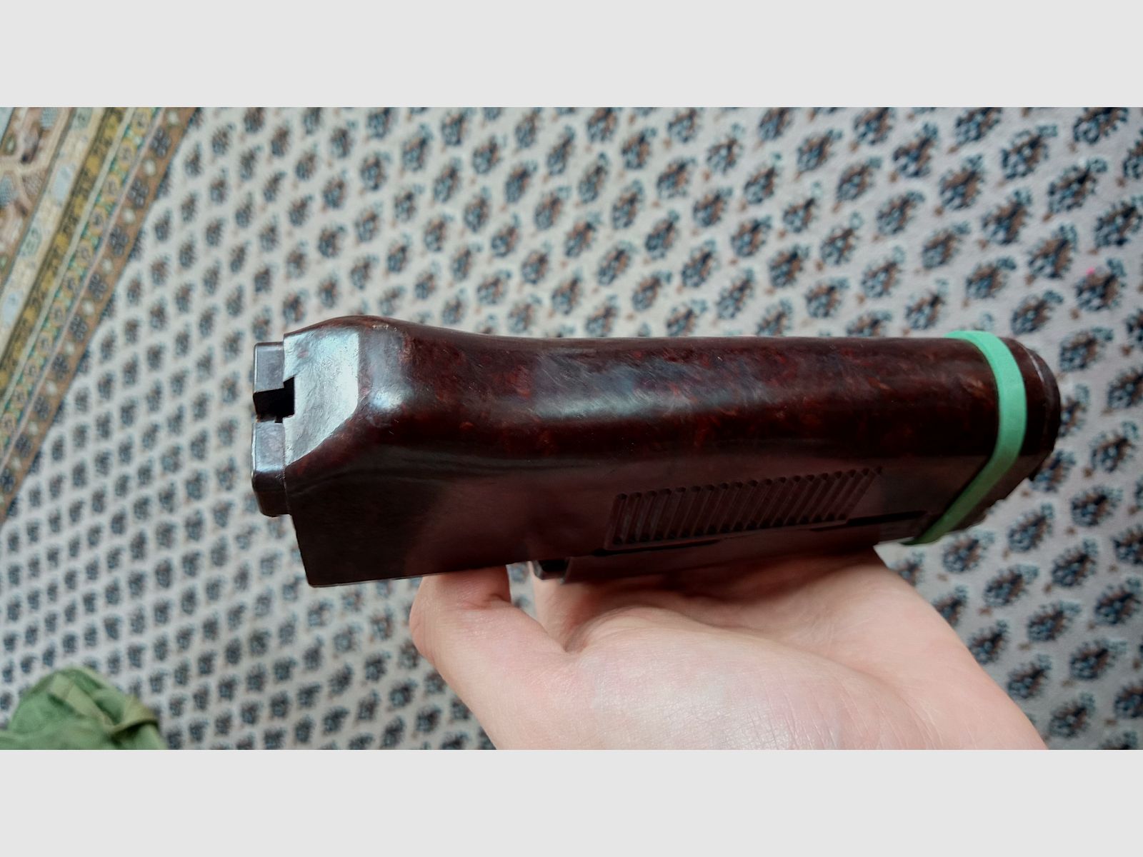 Set di protezione anteriore AKMS MPi dell'Est Germania per AKMS & AK74 DDR NVA in bakelite e plastica // montaggio indiretto anche per NEDI SDM Type 56 possibile, immagine 10 di 20