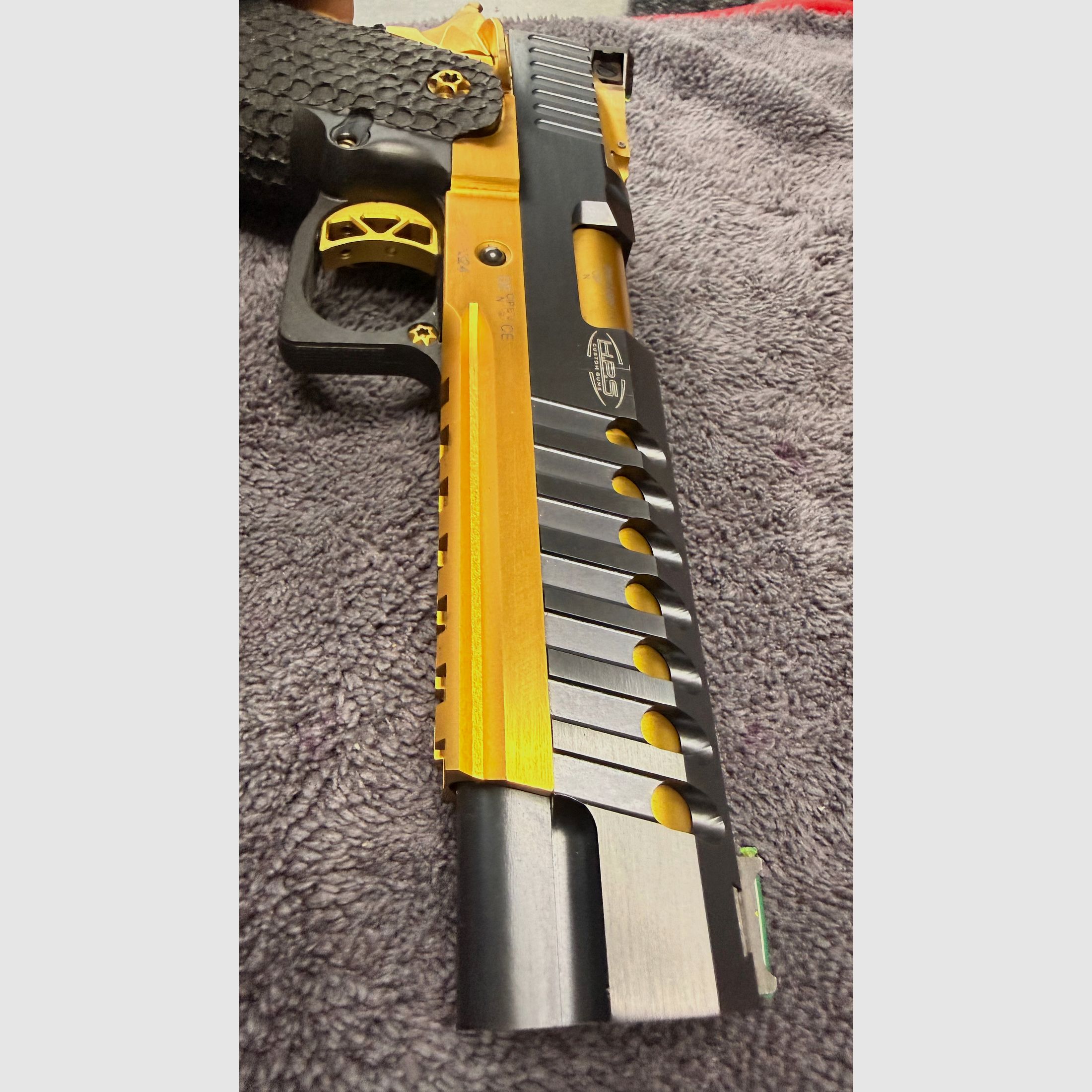 IPSC Standard optics STI 2011 HPS Range Master 5.4“ 9mm Luger with front cut, Picatinny rail, weapon is optic ready not CZ Shadow, Infinity, KMR, Sig Sauer, Walther, Beretta