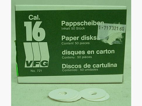 VFG Pappscheiben .16 -