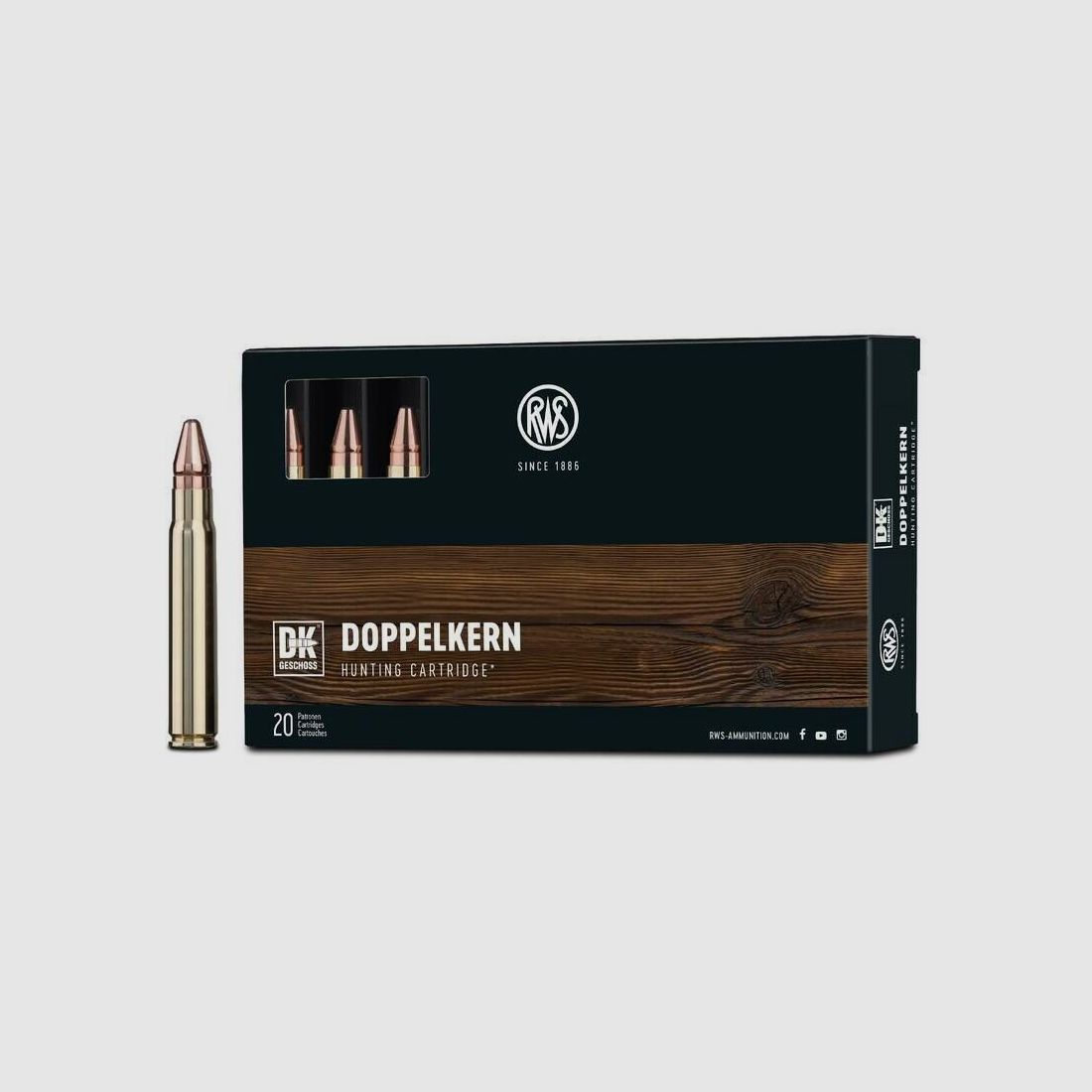 RWS DK 14.6G/226gr à20 9.3X62