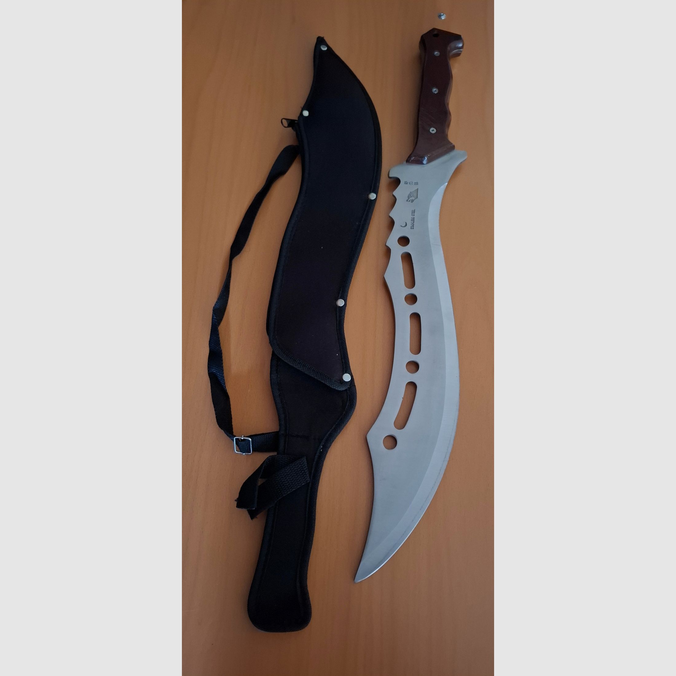 Verkaufe aus Sammlung. Hackmesser-Buschmesser XXL Neuwertig.