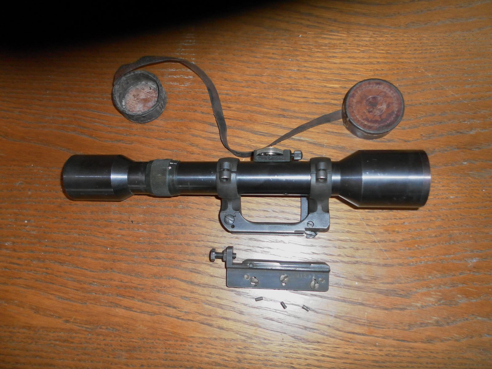 AJACK Zielfernrohr 4x90, mit original Befestigung für k98k, II WK