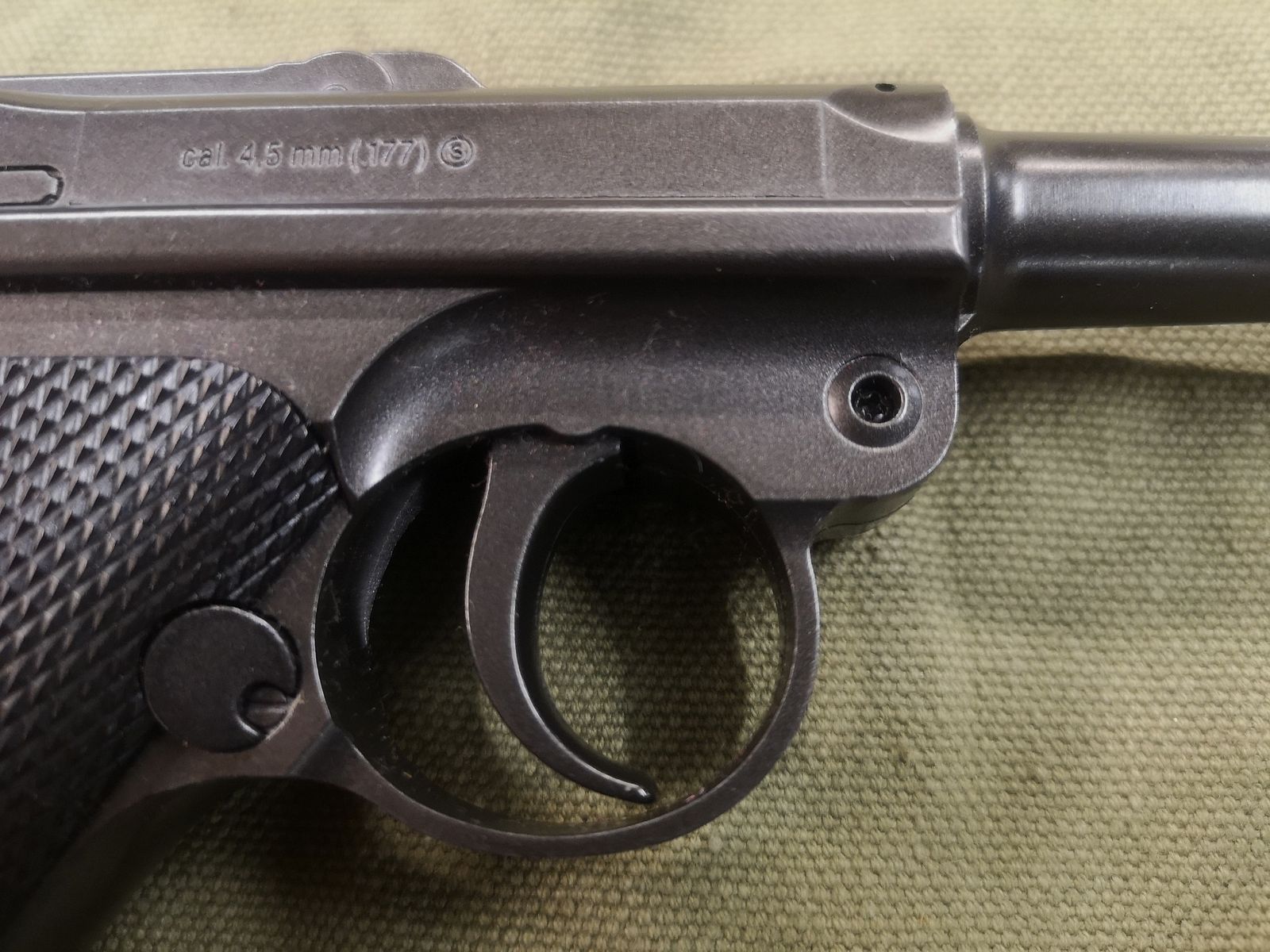 Luger 08 Air Gun Legends Ganzmetall