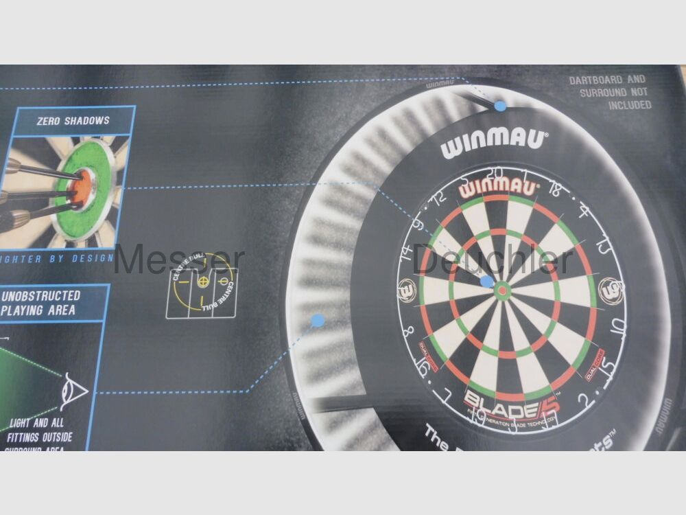 Winmau Plasma LED Dartboard Light, Bild 4 von 4