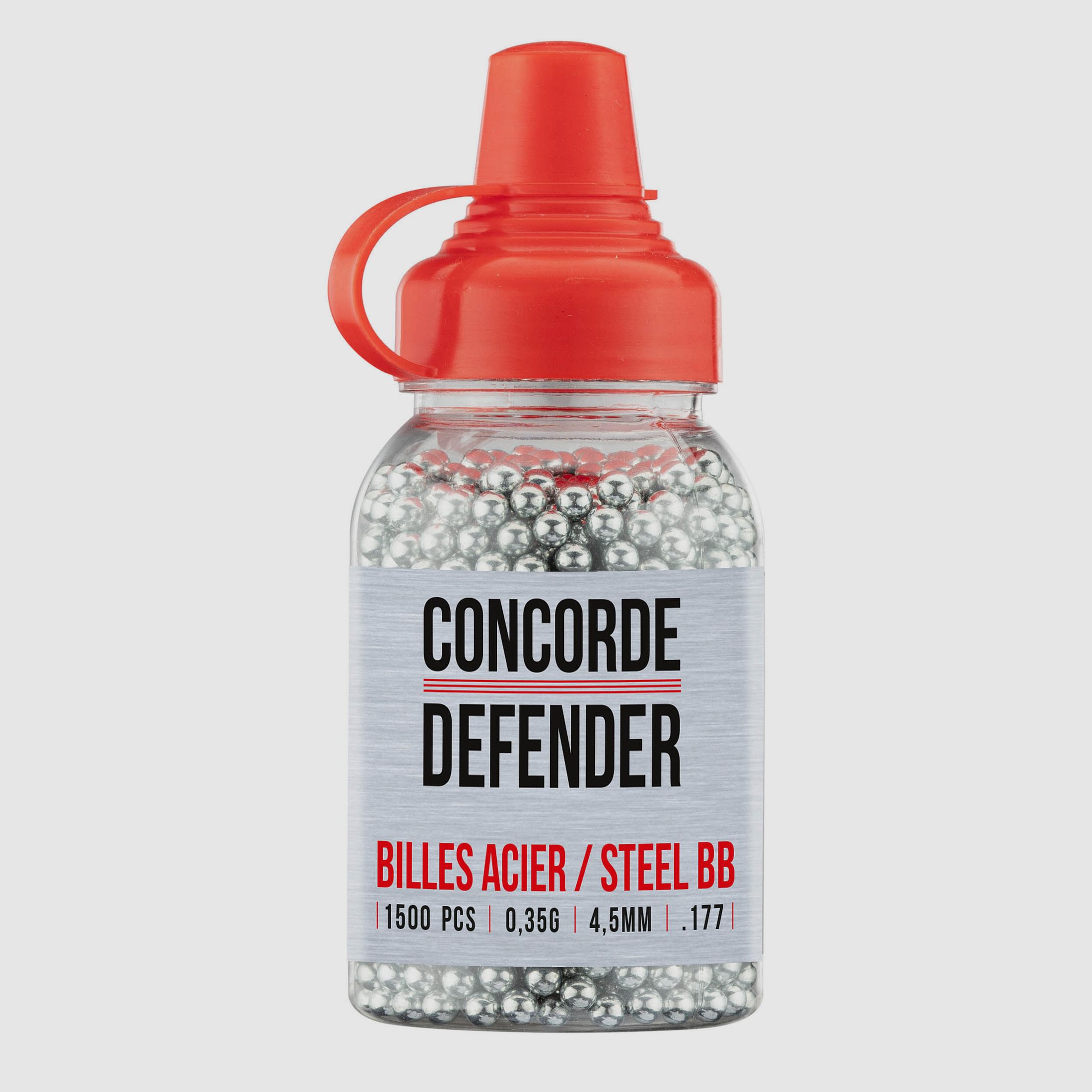 Steel Balls Caliber 4.5 mm for CO2 Pistols and Rifles, image 2 of 2