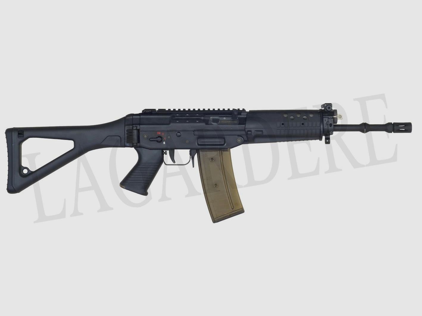 SAN SG 552-2 A1 LB TRANS. SEMI-AUT ZWART RAIL (AANVALGEWEER AUTO OVERDRACHT SEMI-AUT)
