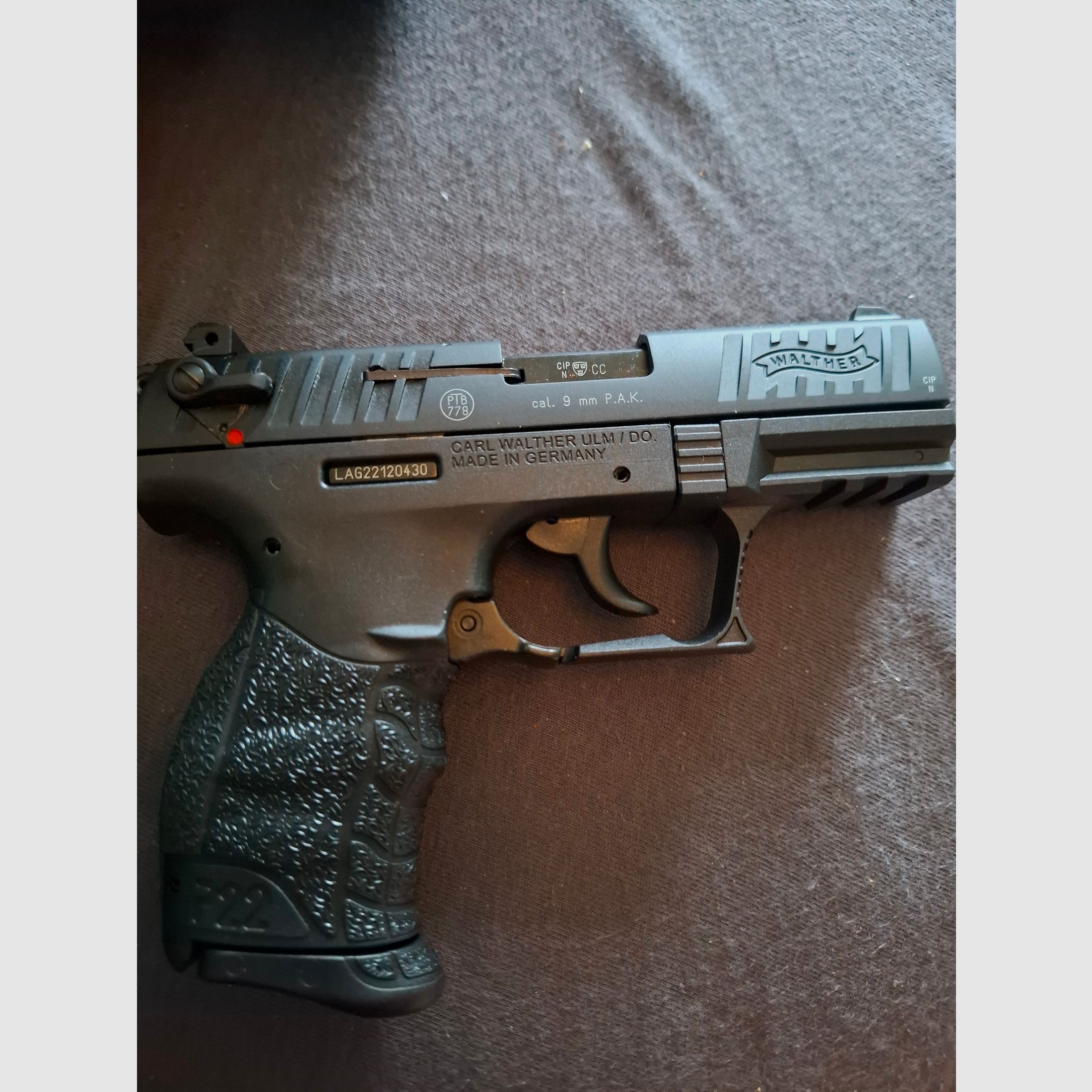 Walther P22 Q Black R2D Set NEUWERTIG 