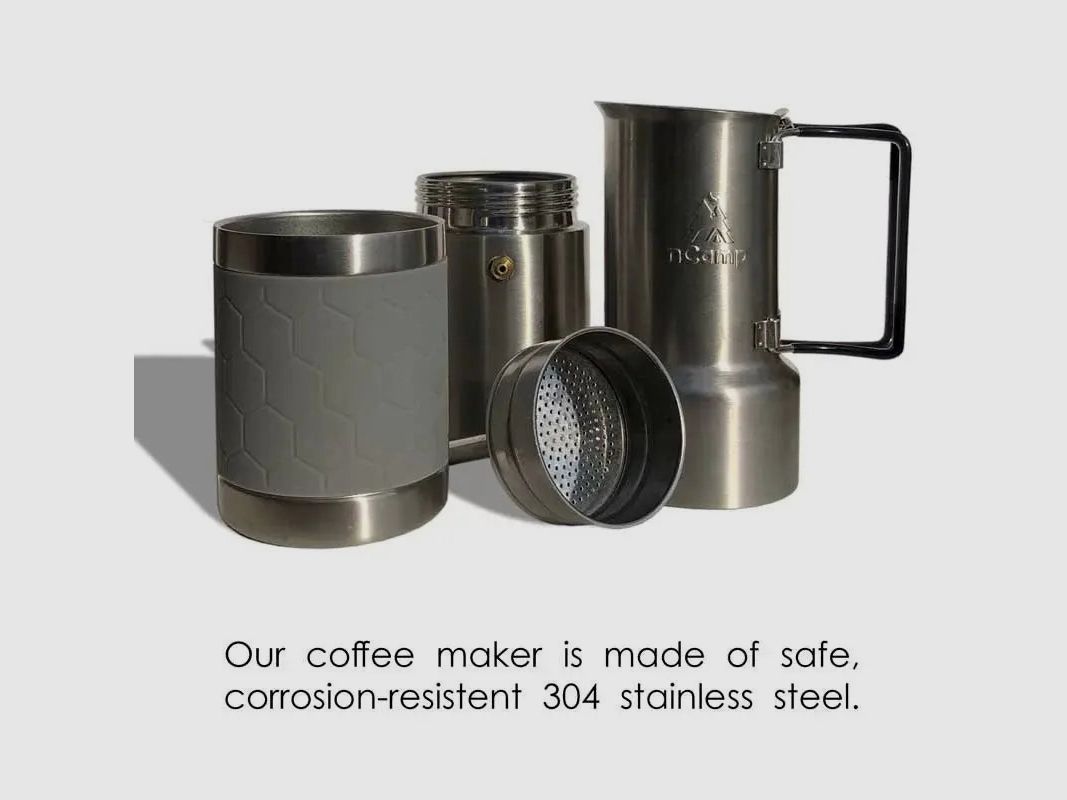nCamp Kompakte Cafe/Espresso-Kaffeemaschine