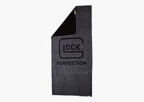 GLOCK Perfection Badetuch 70×140 cm – Grau/Schwarz – 100% Baumwolle