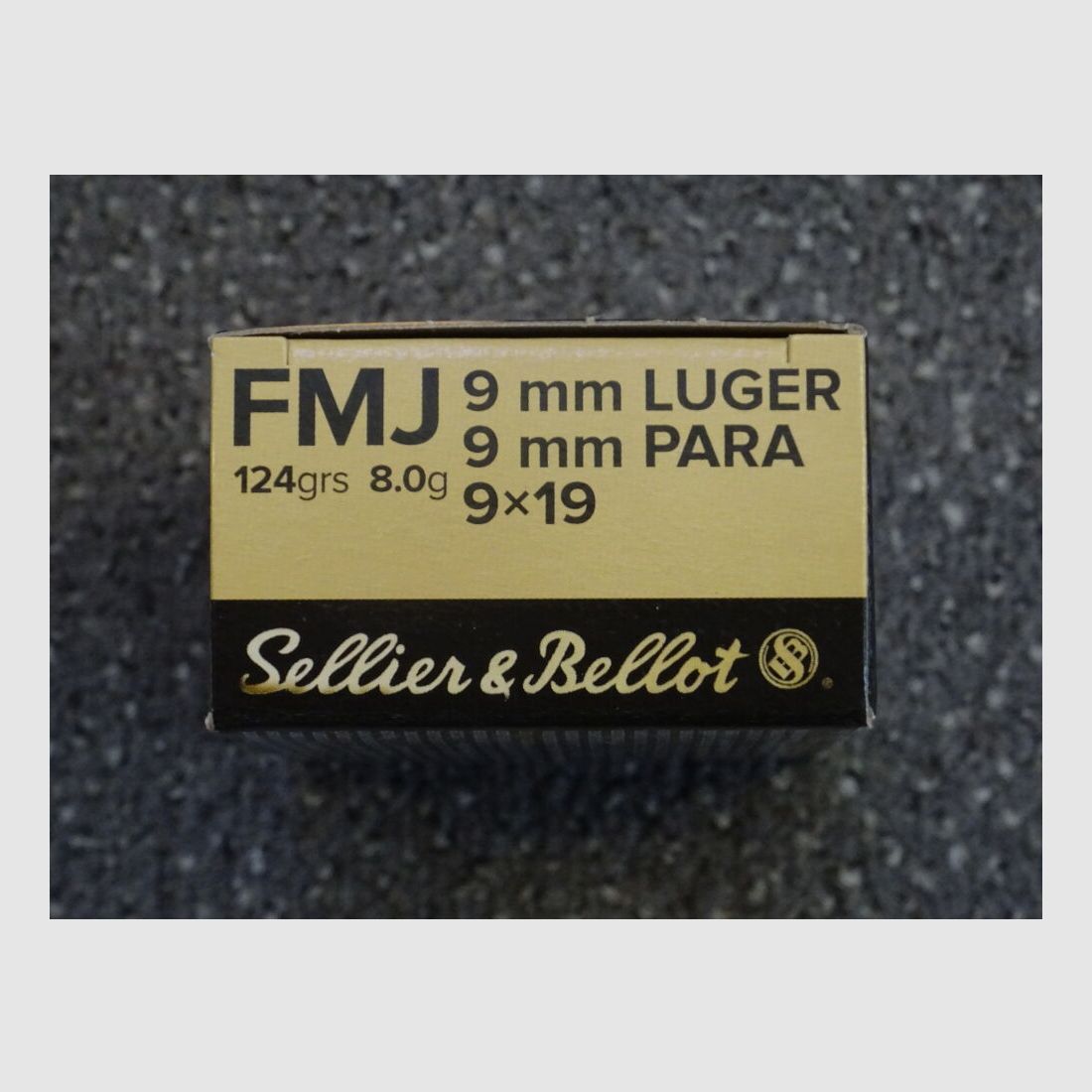 S&B SELLIER & BELLOT 9mm Luger, Full Metal Jacket 124 grs