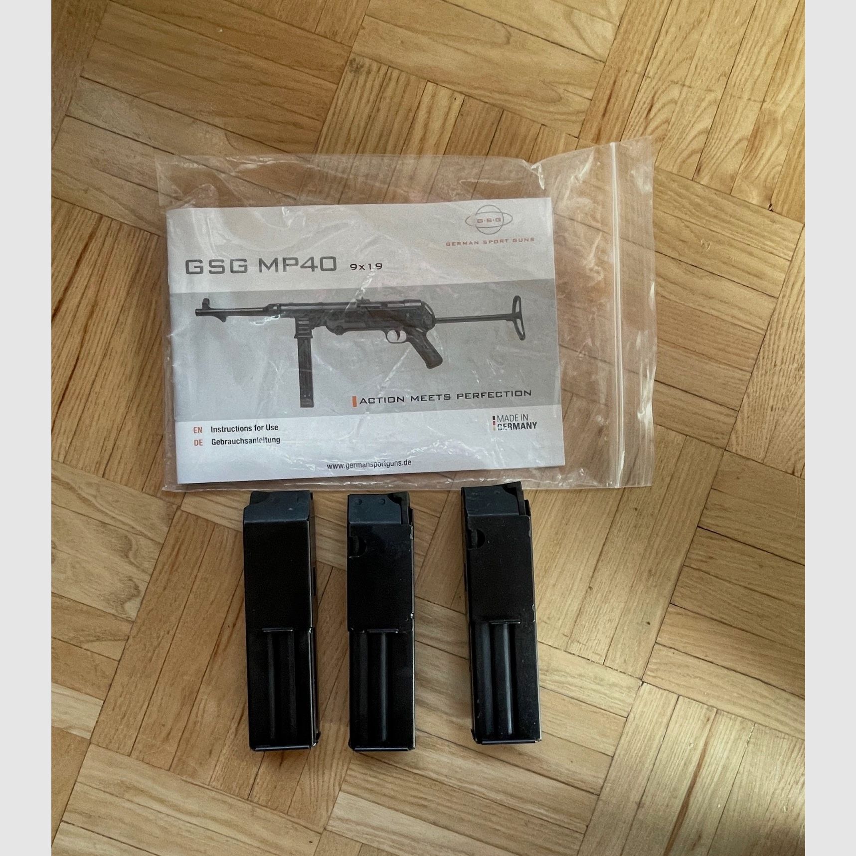 GSG MP 40 9mm Luger używany + akcesoria