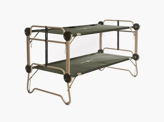 Disc-O-Bed Disc-O-Bed Feldbett Arm-O-Bunk mit Seitentaschen oliv