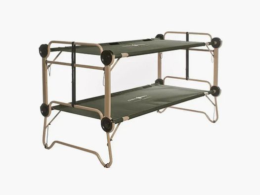 Disc-O-Bed Disc-O-Bed Feldbett Arm-O-Bunk mit Seitentaschen oliv