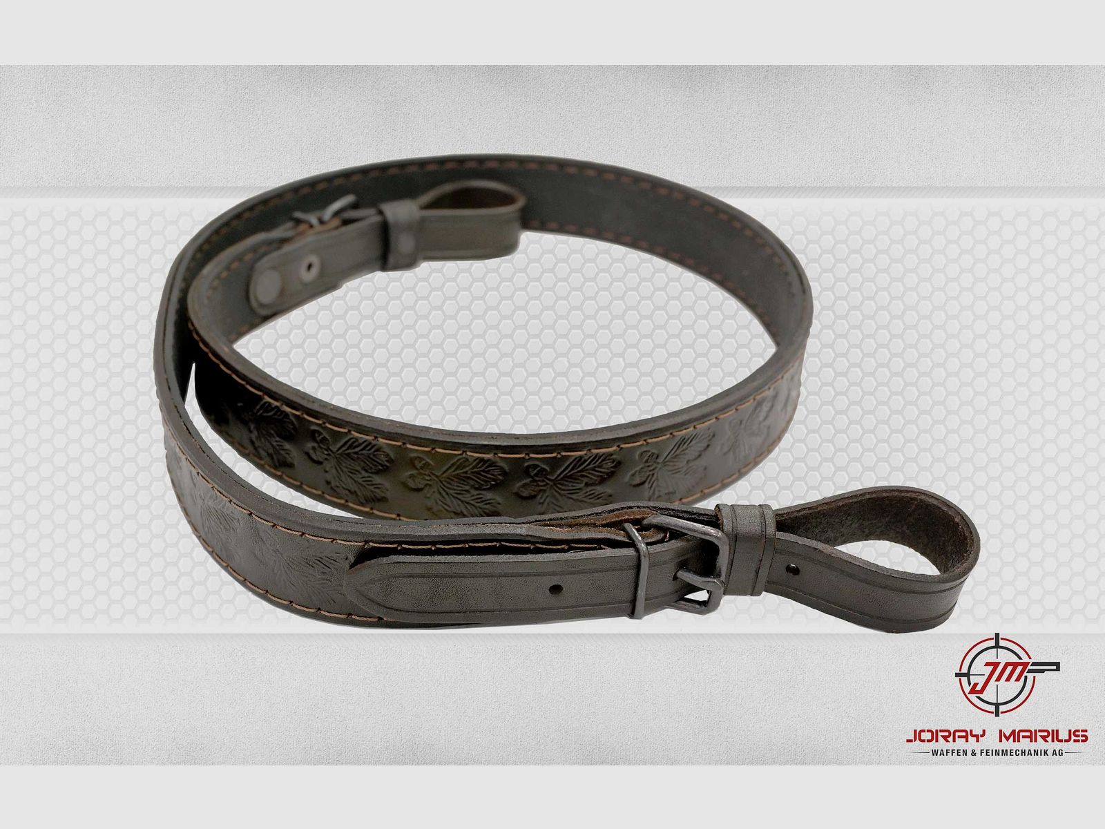 Leather strap with foam rubber narrow