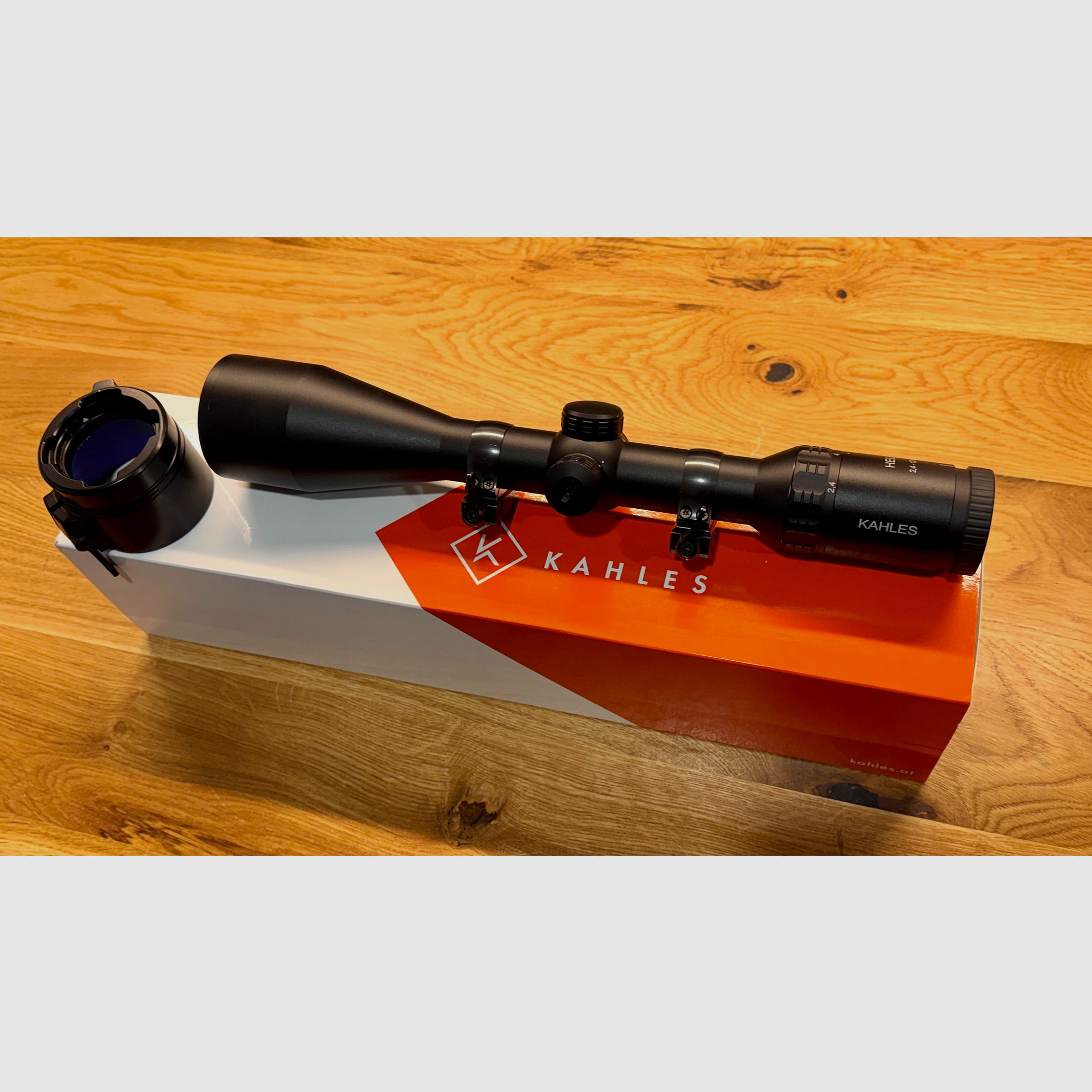 Kahles Helia 2.4-12 x 56 i incl. mount and Rusan adapter, image 2 of 9