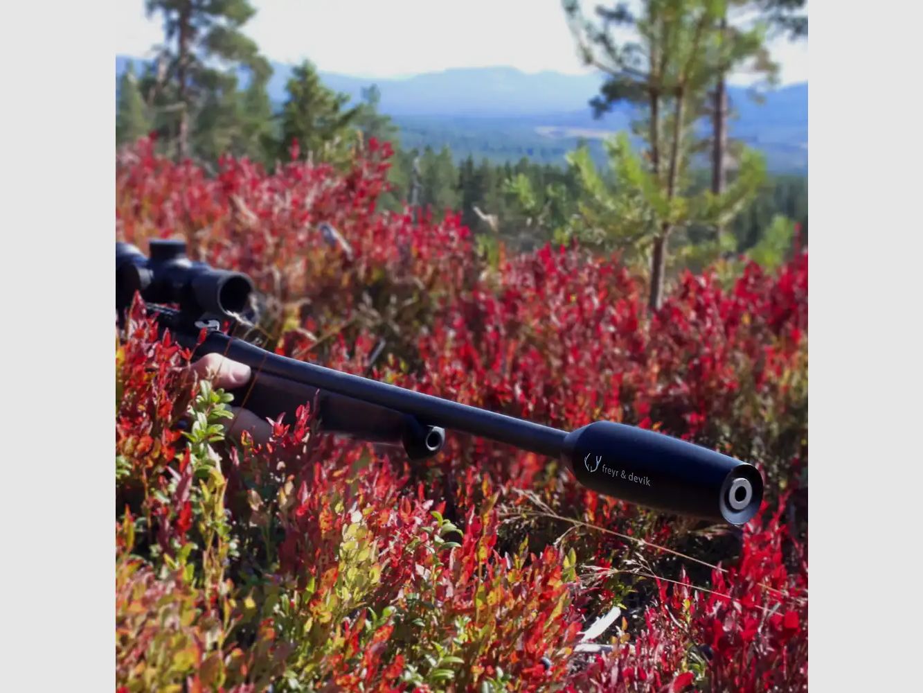 Freyr & Devik suppressor Featherwight 149 M15X1 caliber 30