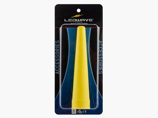 Cône Jaune Ledwave - Compatible Lampes - Lumière Puissante et Sécurisée pour Chasse et Outdoor