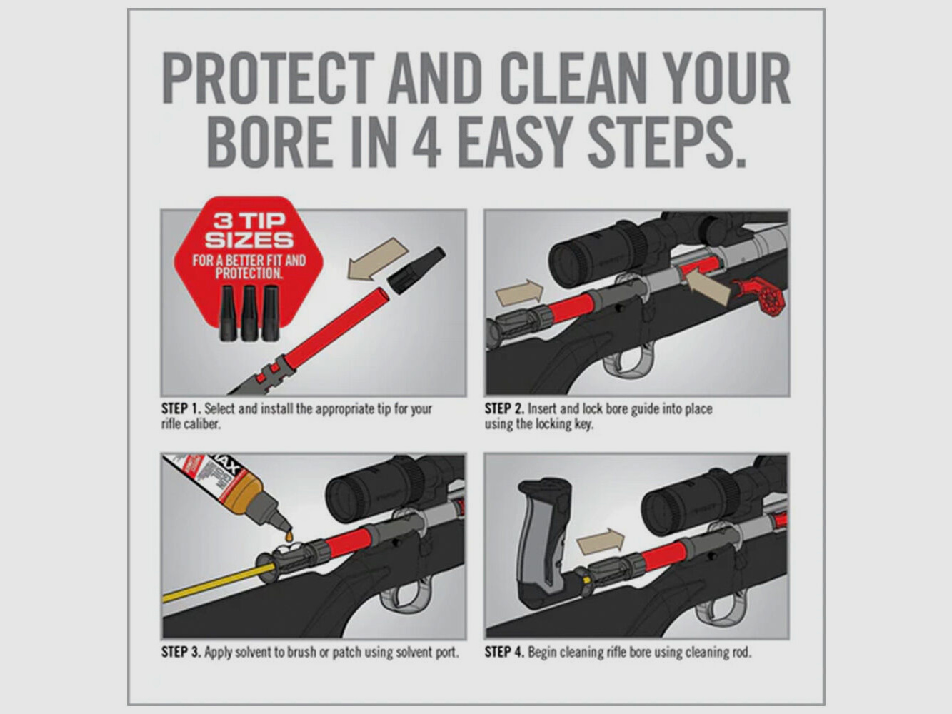 Real Avid Bore-Max Smart-Fit Bore Guide Reinigungstool