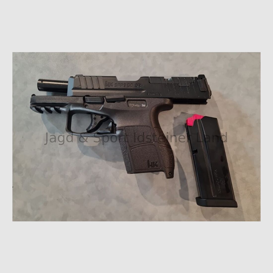 Heckler & Koch SFP9 CC OR with Picatinny rail, 3-dot sight