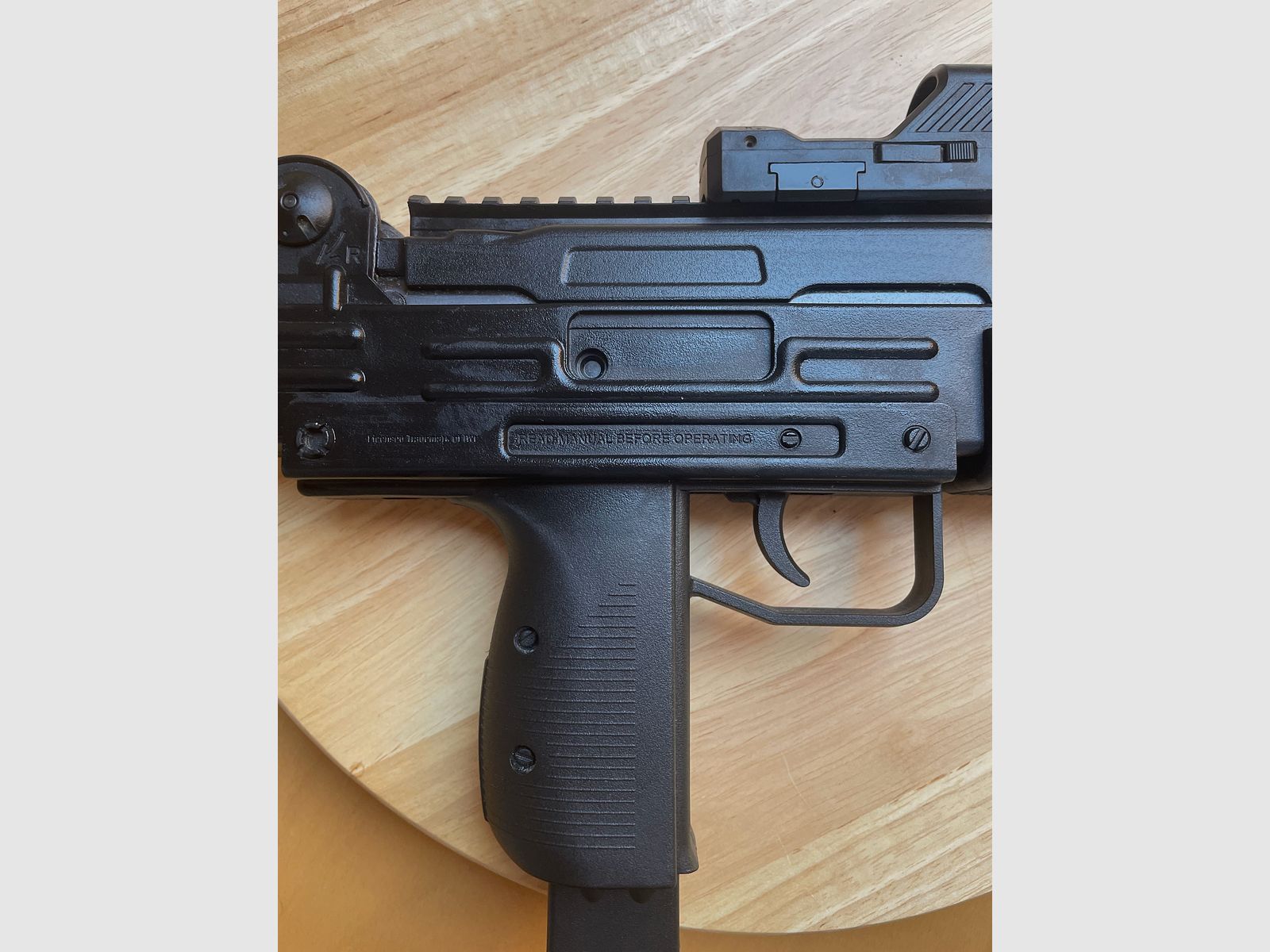 IWI Mini UZI - Federdruck Luftpistole / Maschinenpistole-Nachbildung (Kaliber 4,5 mm Diabolo)