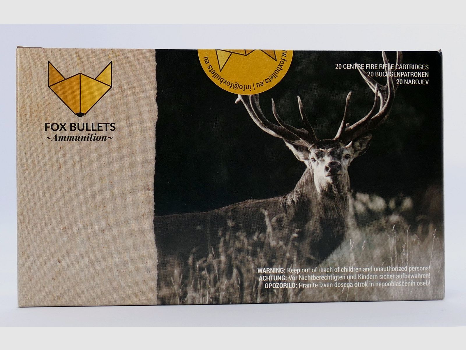 Fox-Bullets .308 Win Hunter Classic 9,7g/150gr Büchsenpatronen Bleifrei