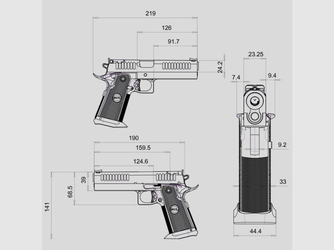 BUL PISTOLE SAS II SL 9LUGER, image 6 sur 6