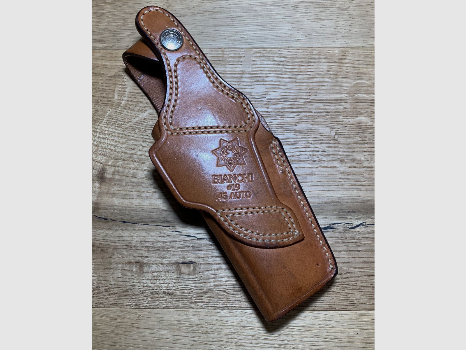 Bianchi # 19 Lederholster .45 Auto passend für Colt Mod. 1911, OHNE Pistole
